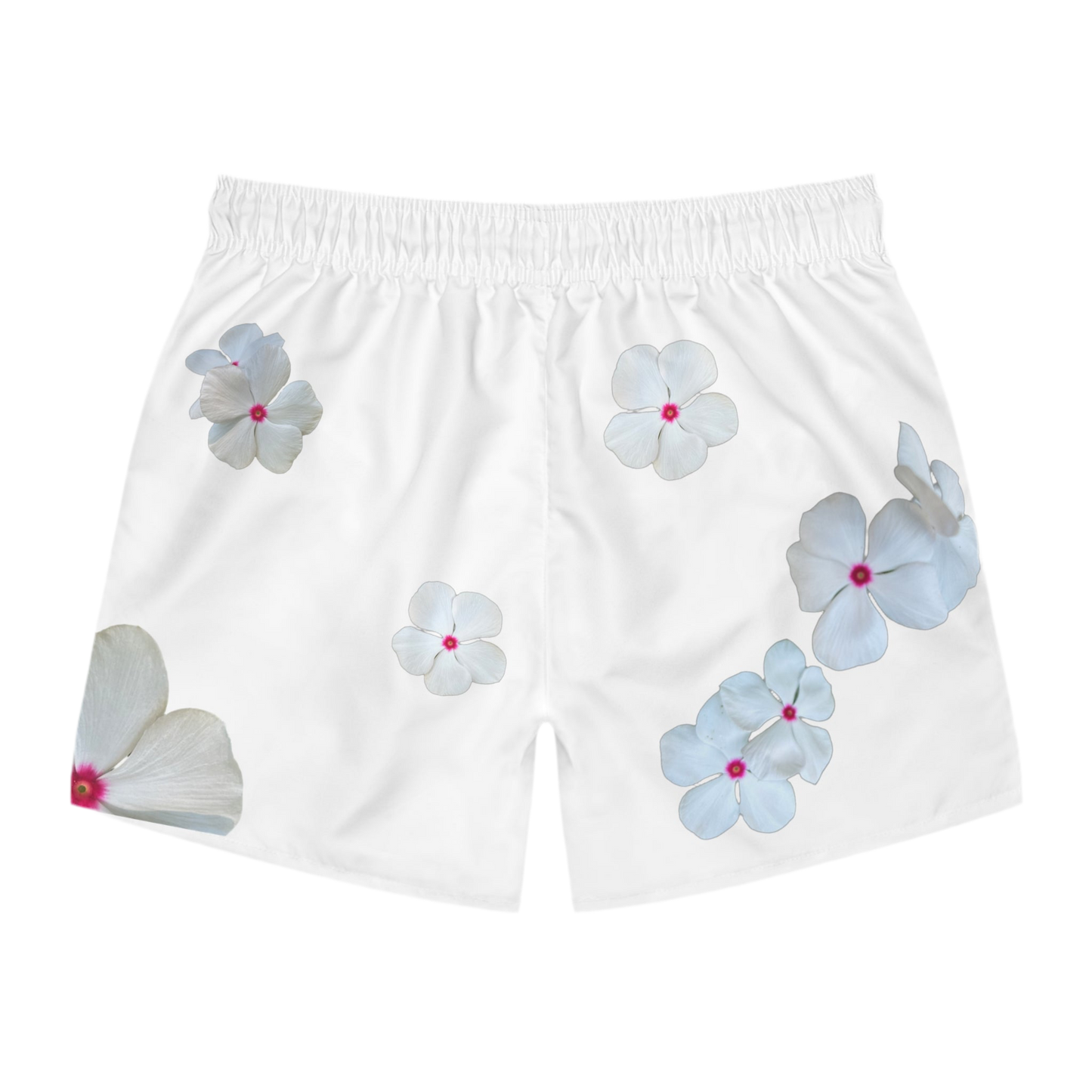 Flower swim trunks