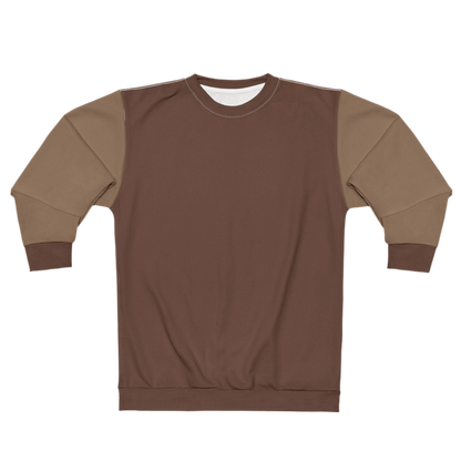 Brown and tan sweater