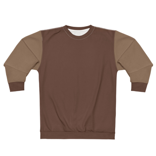 Brown and tan sweater